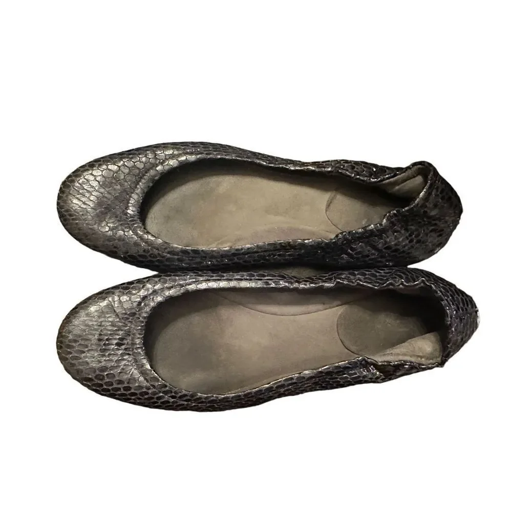 Stuart Weitzman Snakeskin Ballet Flats